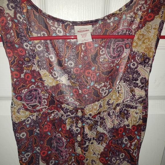 Mossimo sheer floral tank top - Picture 2 of 4